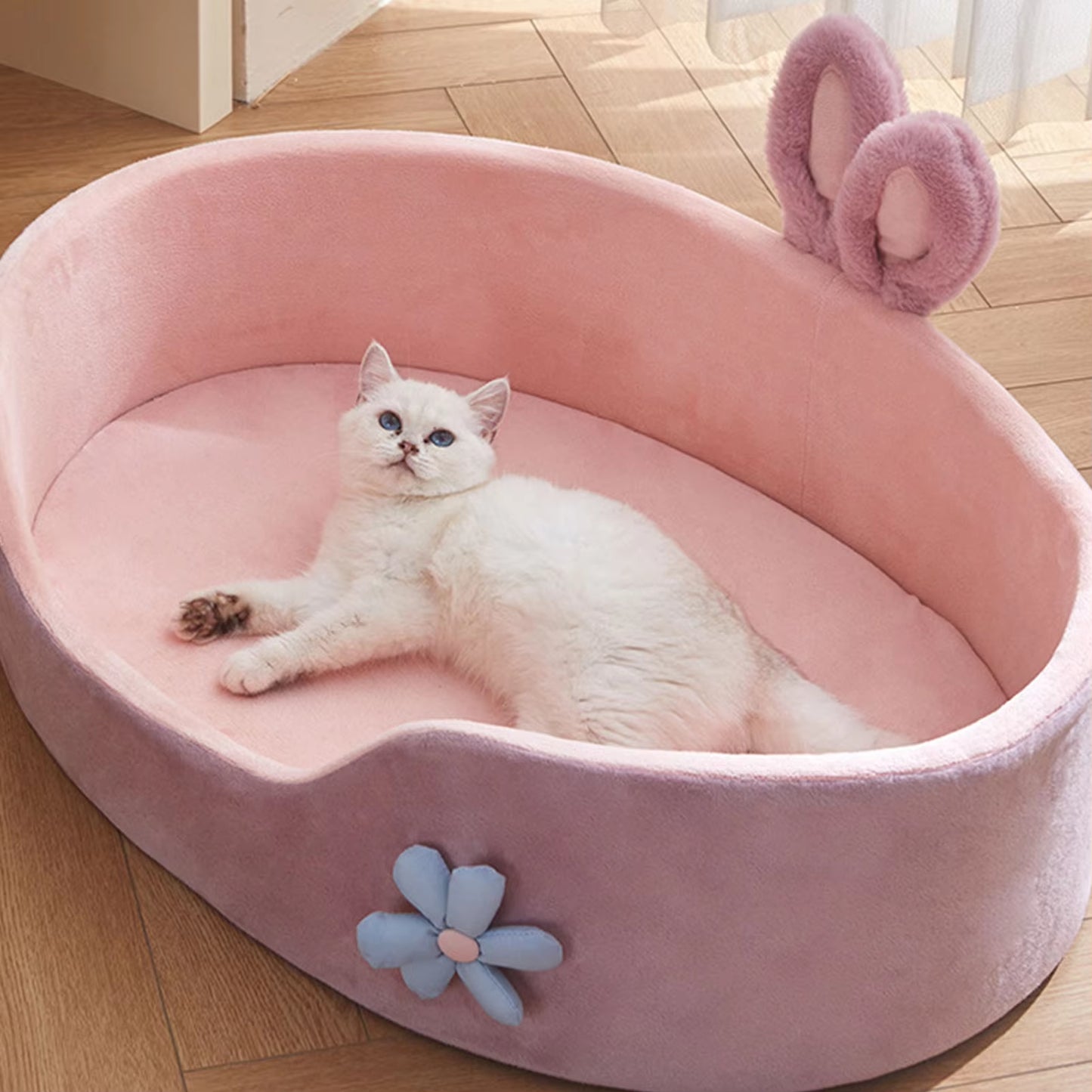 Detachable Pet Bed Pet Bed Detachable Washable Dog Sleeping Bed Soft Comfortable Warm Cat Bed for Four Seasons Soft Pet Bed