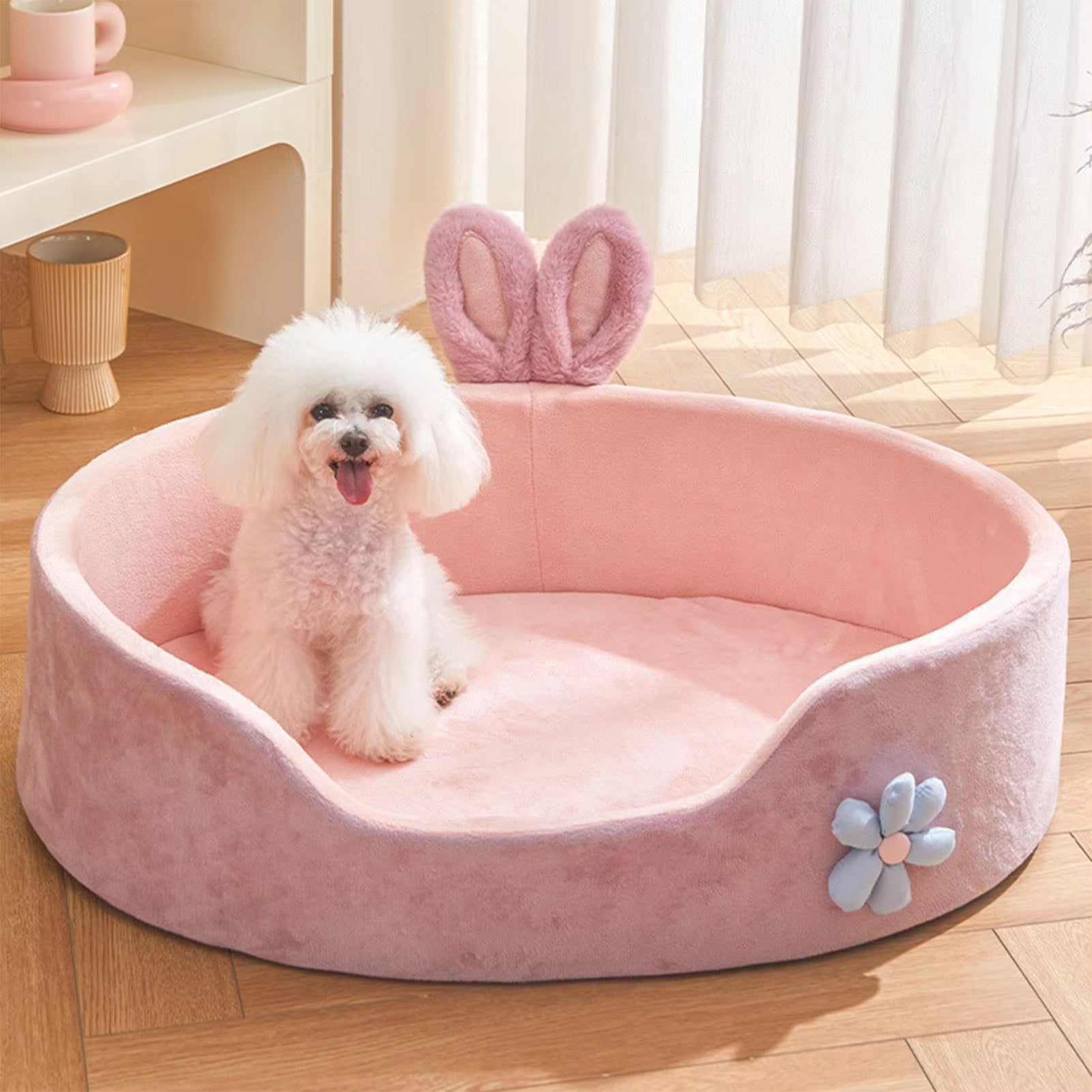 Detachable Pet Bed Pet Bed Detachable Washable Dog Sleeping Bed Soft Comfortable Warm Cat Bed for Four Seasons Soft Pet Bed