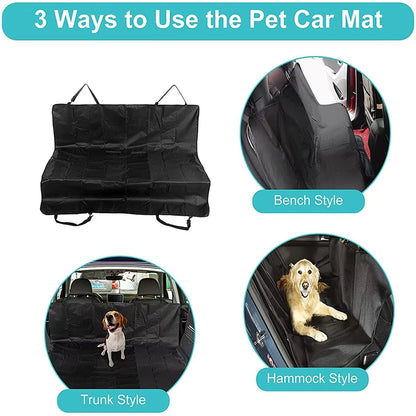 Dog Car Seat Cover Waterproof Pet Carrier for Dogs Cat Travel Mat Car Protector Blanket Safety Transportation Pet Accessories